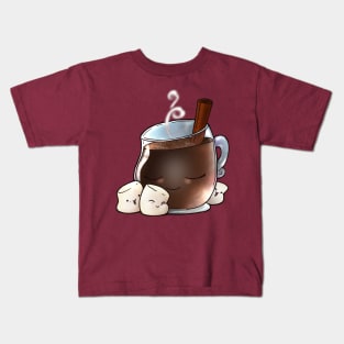 Hot Chocolate and Marshmallows Kids T-Shirt